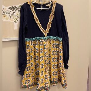 Floral Patterned Dress with Ruffle Trim - Matilda Jane